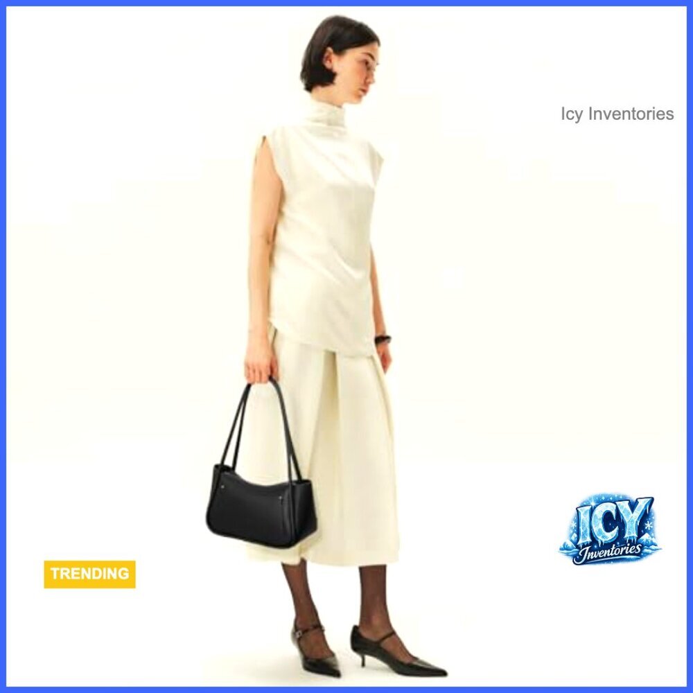 Small Vegan Leather Hobo Bag, Shoulder Purse with Recycled Material - Picture 2 of 7
